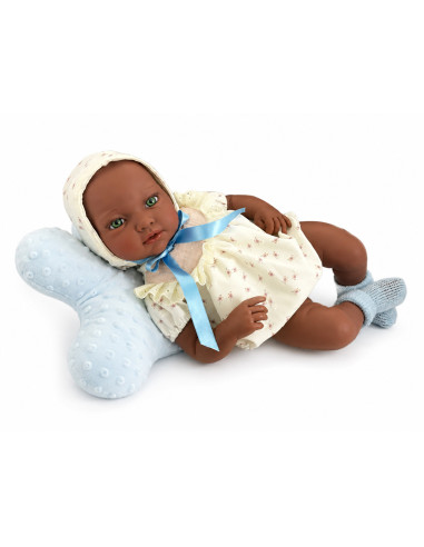 Muñeca con Peso Ron Moreno Ojos verdes 46 cm