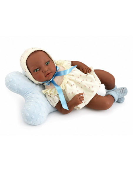 Muñeca con Peso Ron Moreno Ojos verdes 46 cm