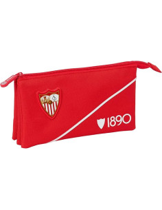 Sevilla FC - Portatodo Triple, Estuche Infantil, Calidad...