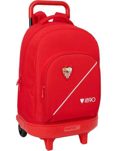 SEVILLA FC - Mochila Grande con Ruedas, Compacta,...