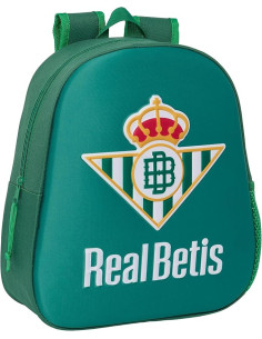 Real Betis Balompie - Mochila Escolar, con Diseño 3D,...