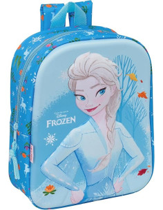 FROZEN - Mochila de Guardería 3D, Fácil Limpieza, Calidad...