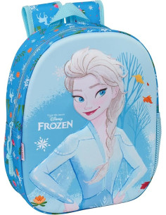 FROZEN - Mochila Escolar, con Diseño 3D, Calidad y...