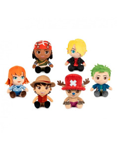 Peluche One Piece Live Action 24 cm Surtido. Se venden...