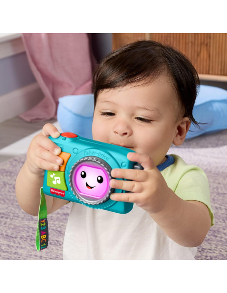 Fisher-Price Laugh & Learn Cámara Luminosa, con Actividades Musicales, a Partir de 6 Meses