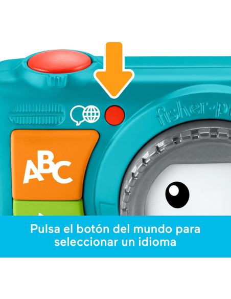 Fisher-Price Laugh & Learn Cámara Luminosa, con Actividades Musicales, a Partir de 6 Meses