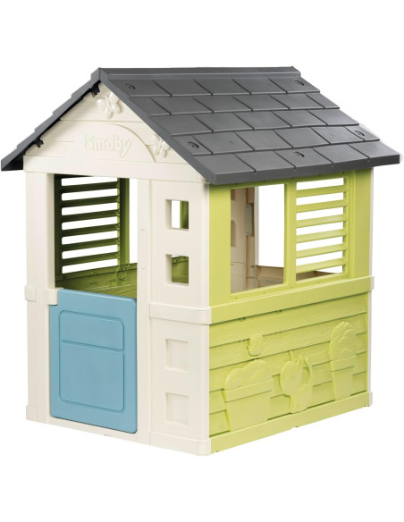 Casa de Juegos Jolie - Resistente a los Rayos UV - Plástico Reciclado 59% - Ideal para Jardín