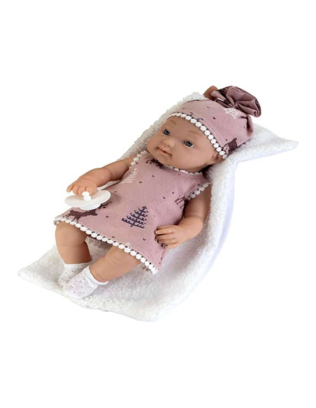 Muñeca Real Baby PequeBB 33 cm – Bebé clásico para juego de imitación (18M+)