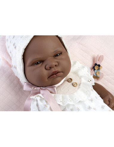 Muñeca con Peso Cuba Morena Ojos Miel 46 cm