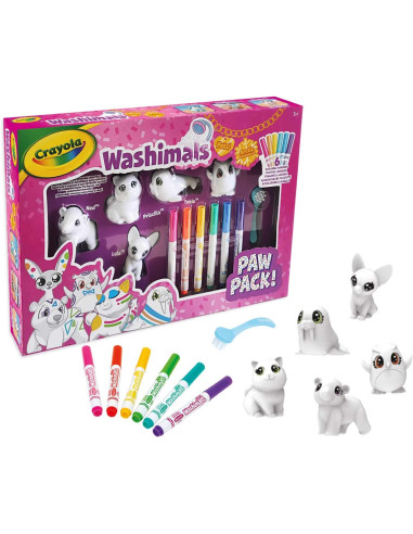 Crayola Washimals Set 5 Mascotas Party