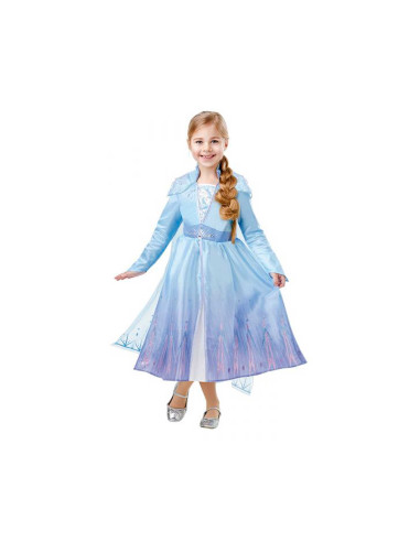 Frozen 2 Disfraz Elsa Travel Deluxe Talla 7 a 8 Años