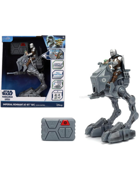 Star Wars AT-RT Walker Teledirigido 29 cm, Robot con Luz y Sonido, 3 Velocidades