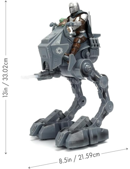 Star Wars AT-RT Walker Teledirigido 29 cm, Robot con Luz y Sonido, 3 Velocidades