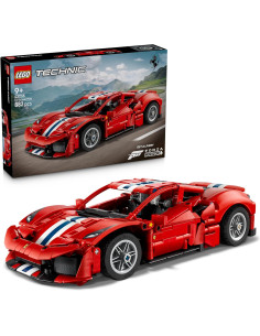 LEGO 42235 Technic Coche Ferrari 488 Pista de Juguete –...