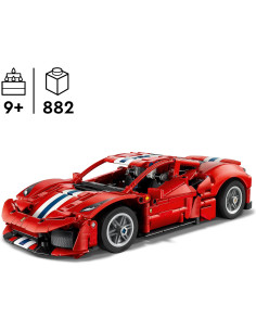 LEGO 42235 Technic Coche Ferrari 488 Pista de Juguete –... 2