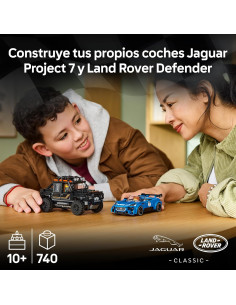 LEGO 77264 Speed Champions Jaguar Project 7 y Land Rover... 2