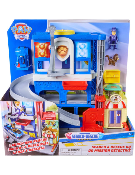 Paw Patrol Patrulla Canina - Base de Rescate con Lanzador y Ascensor