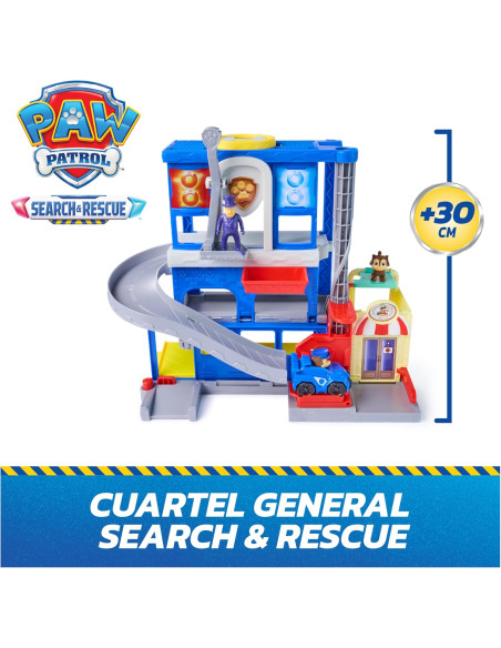Paw Patrol Patrulla Canina - Base de Rescate con Lanzador y Ascensor