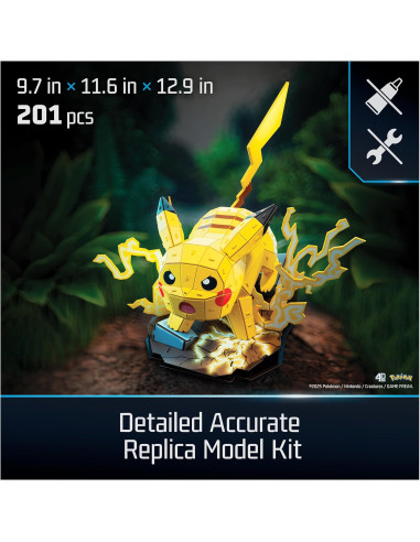 Puzz4d - Maqueta Pikachu de 201 Piezas - Puzzle...
