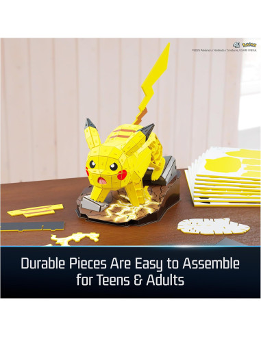 Puzz4d - Maqueta Pikachu de 201 Piezas - Puzzle...