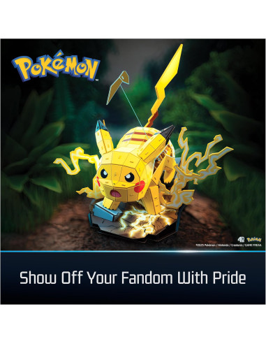 Puzz4d - Maqueta Pikachu de 201 Piezas - Puzzle...