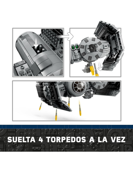 LEGO Star Wars 75347 Bombardero Tie - Maqueta de Caza Estelar para Construir