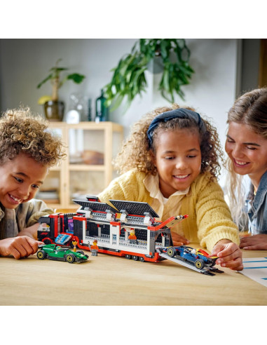 LEGO City Camión de F1 con Coches de F1 RB20 y...