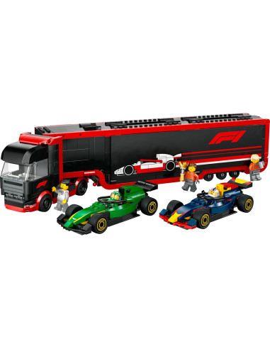 LEGO City Camión de F1 con Coches de F1 RB20 y...