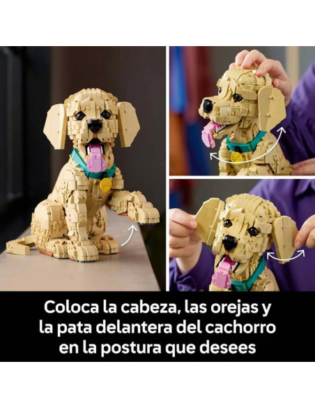 LEGO® Icons Golden Retriever Puppy 11384