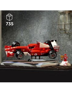 LEGO Icons Ferrari F2004 y Michael Schumacher - Maqueta... 2