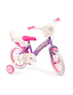 Bicicleta Violeta 14 pulgadas Fantasy de 4 a 5 años