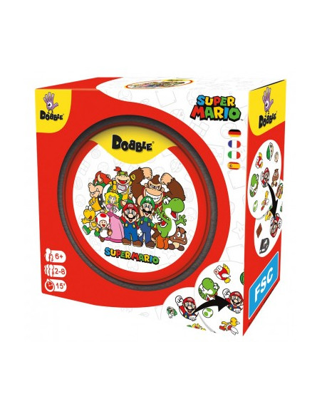 Dobble Super Mario Eco Sleeve - Juego de Cartas