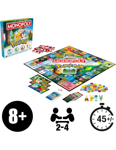 Juego de Mesa Monopoly Edición Pokémon -...