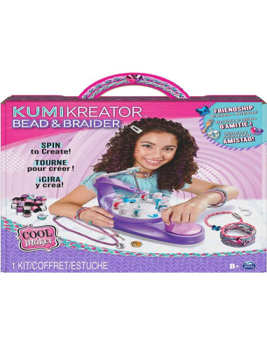 Cool MAKER, KumiKreator Bead & Braider, Kit de fabricación de Collares y Pulseras de la Amistad