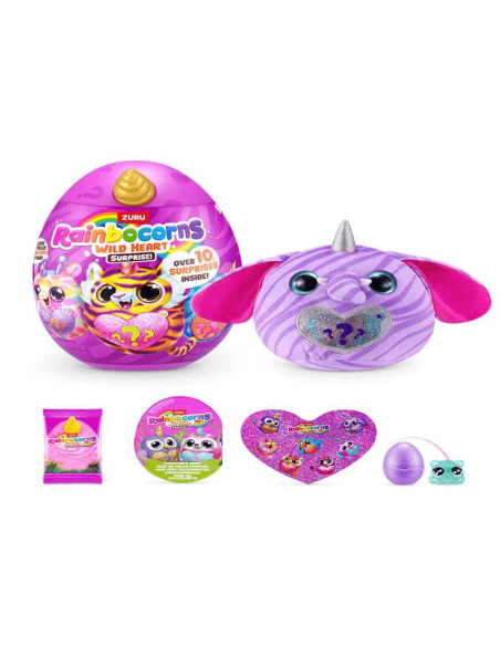 Rainbocorns Wild Heart Surprise – Huevo Sorpresa con Peluche y Accesorios | ZURU