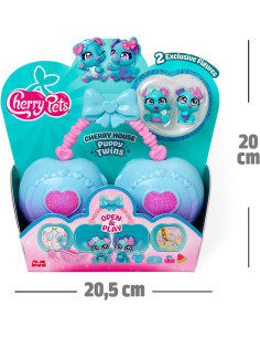 Cherry House Puppy Twins. Casita en Forma de Cereza 2