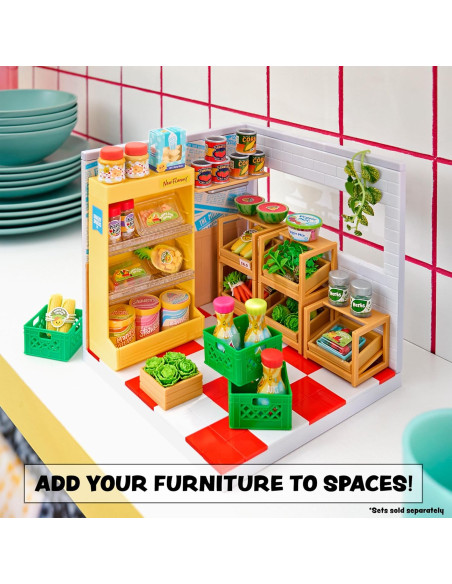 MGA´s Miniverse Make It Mini Spaces Furniture - Embalaje Sorpresa Misteriosa, Mini Coleccionables