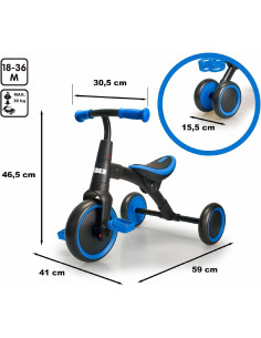 FEBER Evolutive Tribike 2 en 1 Ligera, Resistente,... 2