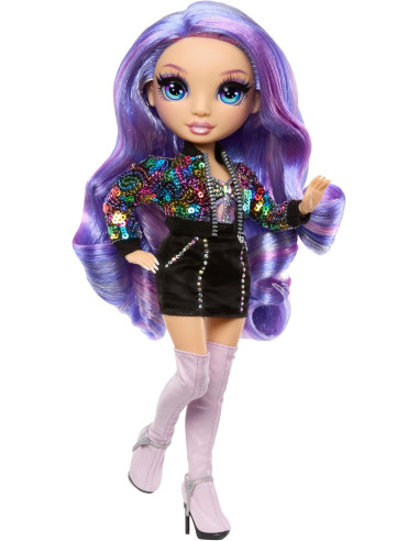 RAINBOW HIGH Style Icons Violet - Muñeca de 28...