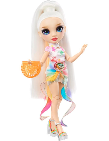 Rainbow High Style Icons Amaya - Muñeca de Moda de 28 cm con Pelo Largo que se puede Cepillar
