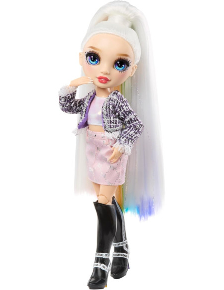 Rainbow High Style Icons Amaya - Muñeca de Moda de 28 cm con Pelo Largo que se puede Cepillar