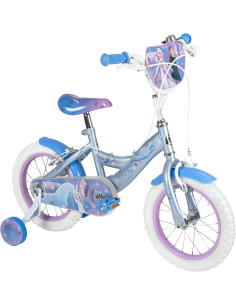 Bicicleta Infantil Frozen 14" Doble Freno de Abrazadera...