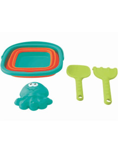Cubo de playa plegable con accesorios – Set de arena... 2