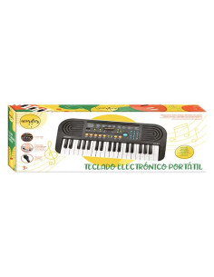 Teclado Electrónico Portátil 37 Teclas con Micrófono –... 2