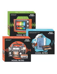 Model Retro Geek Planet – Mini Réplicas Retro de...