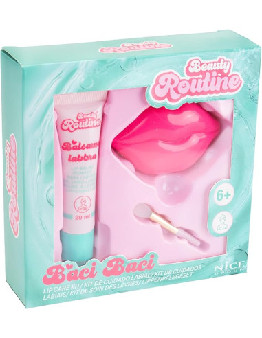Beauty Routine - Baci Baci Lip Treat, kit para...