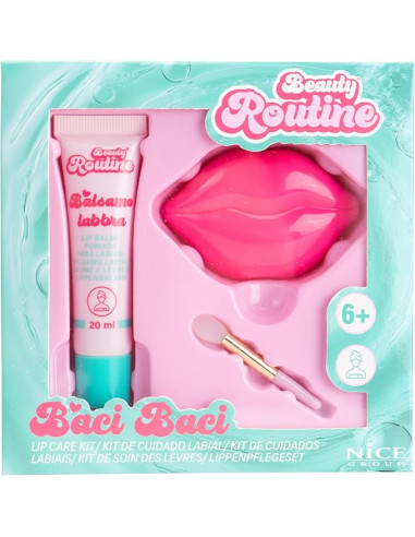 Beauty Routine - Baci Baci Lip Treat, kit para...