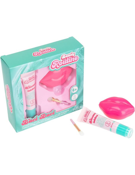 Beauty Routine - Baci Baci Lip Treat, kit para el cuidado de los labios