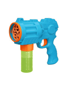 Pistola de burbujas Blaster infantil con depósito