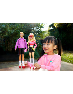 Barbie Fashionistas Barbie y Ken Patinadores 2